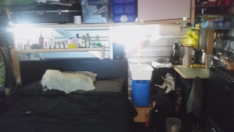 Homeless Man Reveals How to Live Inside a Storage Locker