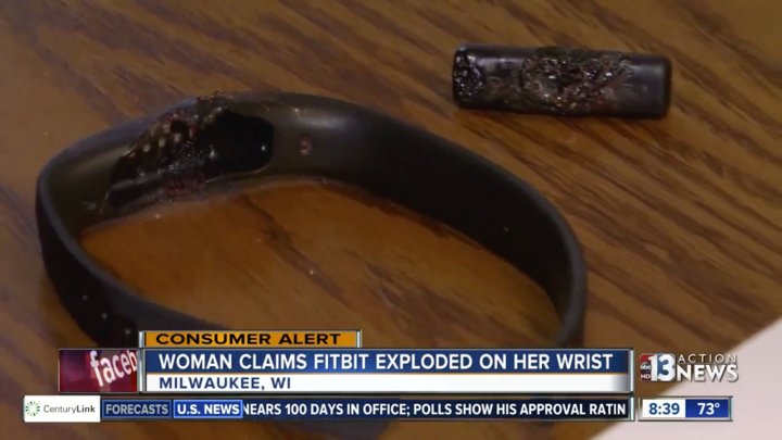 Woman Claims Fitbit "Exploded" Causing Injuries