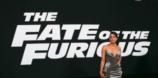 Michelle Rodriguez The Fate of the Furious Premiere