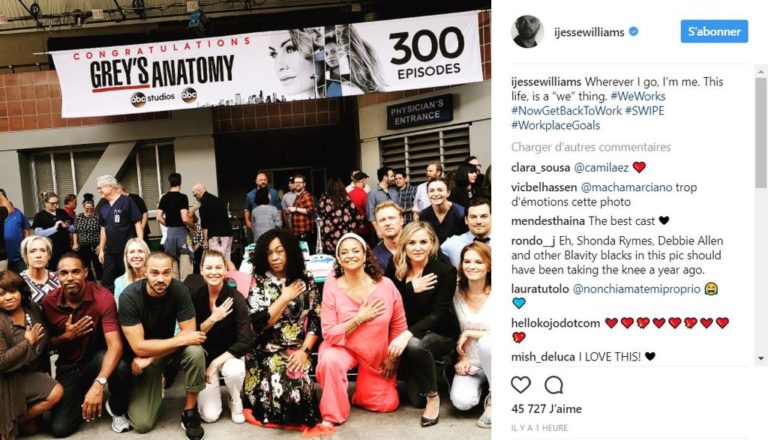 ‘Grey’s Anatomy’ Cast Take A Knee During 300th Episode Party