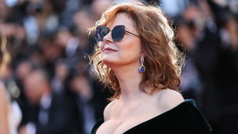 Susan Sarandon attends the 'Ismael's Ghosts (Les Fantomes d'Ismael)' screening and Opening Gala during the 70th annual Cannes Film Festival at Palais des Festivals on May 17, 2017 in Cannes, France. (Denis Makarenko)