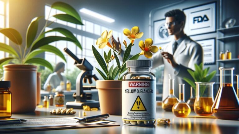 FDA Issues Warning on Dietary Supplements Containing Toxic Yellow Oleander