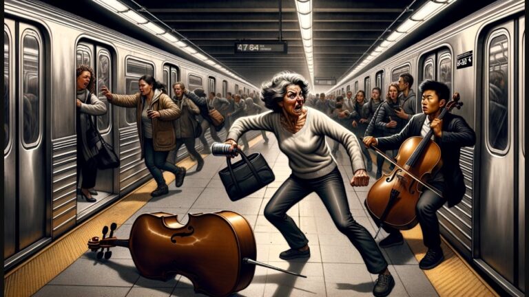 Woman Arrested for Assaulting Subway Musician with Metal Bottle Woman Arrested for Assaulting Subway Musician with Metal Bottle