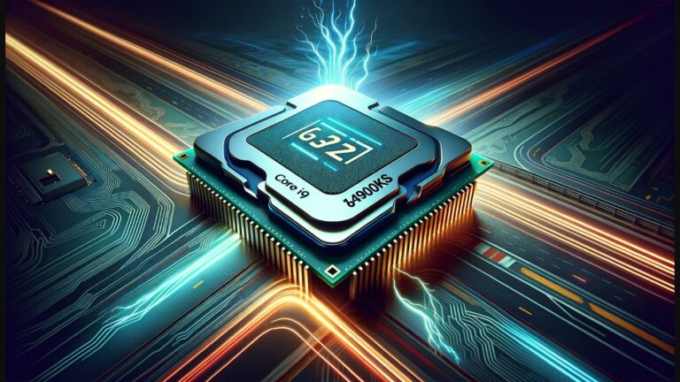 The new Intel Core i9-14900KS processor can reach speeds of 6.2 GHz without a shift in architecture or manufacturing process.