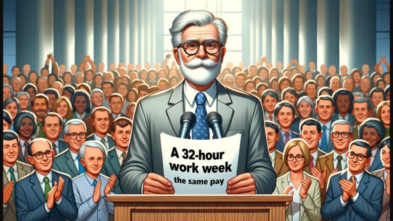 Senator Bernie Sanders has introduced a bill aimed at shortening workweeks to 32 hours at the same pay.