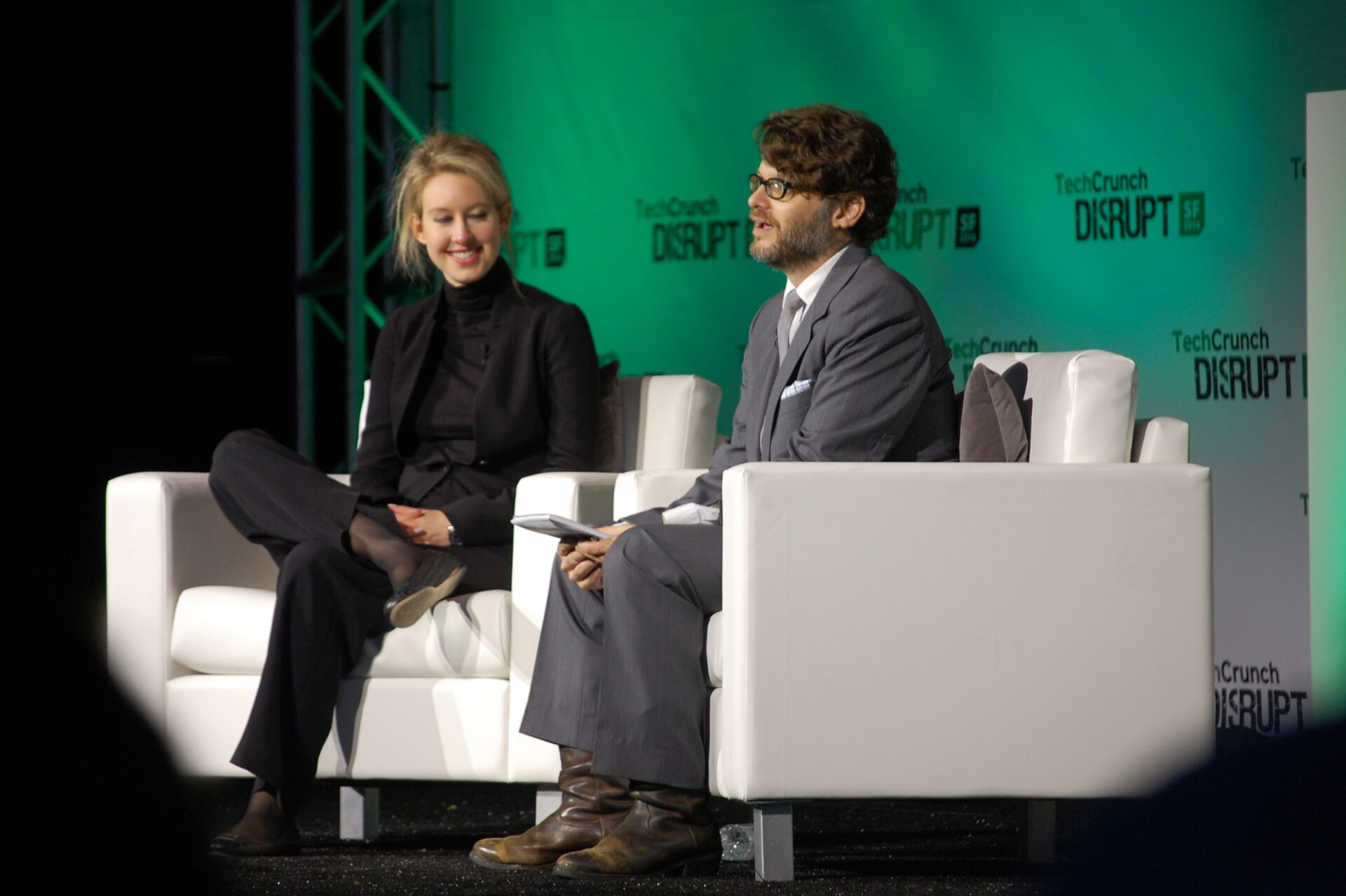 Elizabeth Holmes of Theranos - Image credit TechCrunch