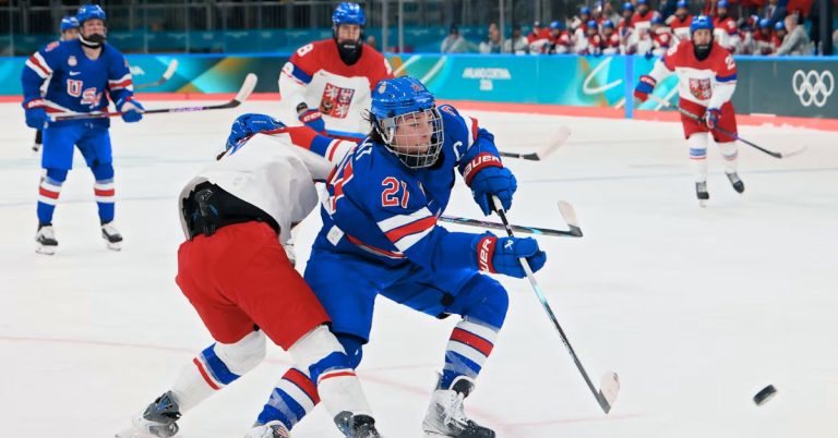 Team USA Defeats Canada 2026 women’s hockey celebration in Milan