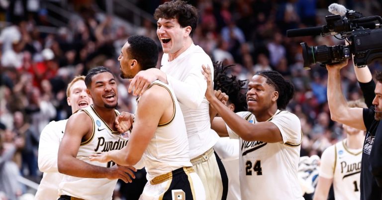 NCAA Tournament: No. 2 Purdue beats No. 11 Texas on last-second tip-in
