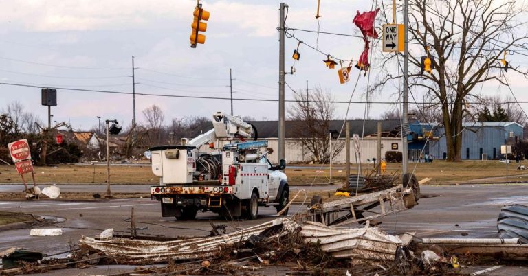 Tornadoes Kill 4 in Michigan, Injure Dozens as Storms Destroy Homes