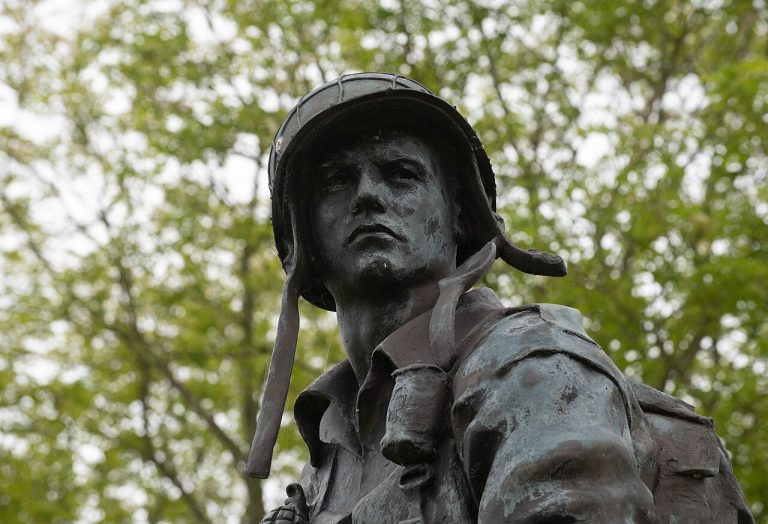 Sir George Dowty Unveiled Statue Marks Significant National Act of Remembrance